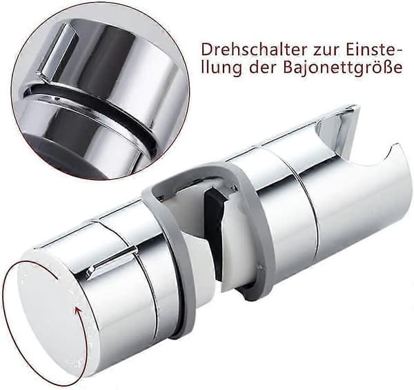 Dusjhodeholder, Hånddusjholder 18-25 mm Justerbar Dusjholder Dusj