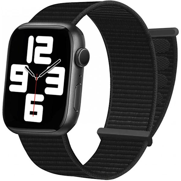 Nylon klokkearmbånd kompatibelt med Apple Watch 7 armbånd 38 mm 40 mm 42 mm erstatning for iWatch Series Se/6/5/4/3/2/1, justerbare elastiske pustende stropper
