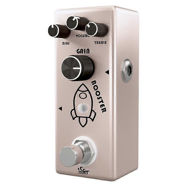 Booster Effektpedal Analog Boost for Elektrisk Gitar Bass True Bypass