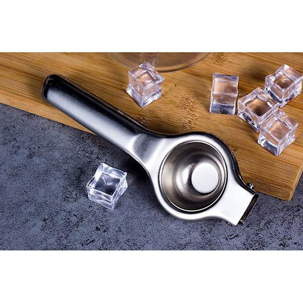 Manuel Saftpresser i Rustfrit Stål, Citrus Citron Squeezer, Frugtpresser Lime Metal, Professionel Håndsaftpresser Køkkenredskab