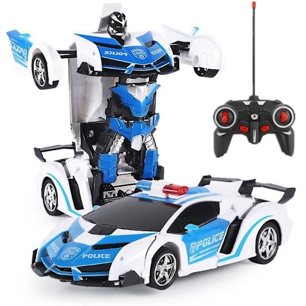 Transformer-leker for gutter og jenter i alderen 5-7 år, fjernstyrte robotbiler, radiostyrte racerbiler