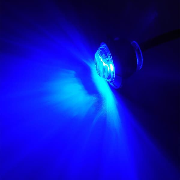 Vanntett Sidemarkørlys LED 12V Kulelampe Mini 3/4\" for Lastebil Tilhenger Baklys