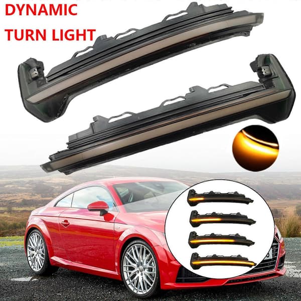 LED Dynamisk Sidespejl Blinklys til TT TTS TTRS MK3 8S