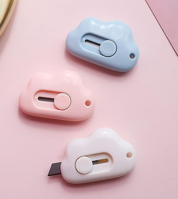 Set med 3 Mini Cloud Art Bärbara Passar för Att Skära Kuvert