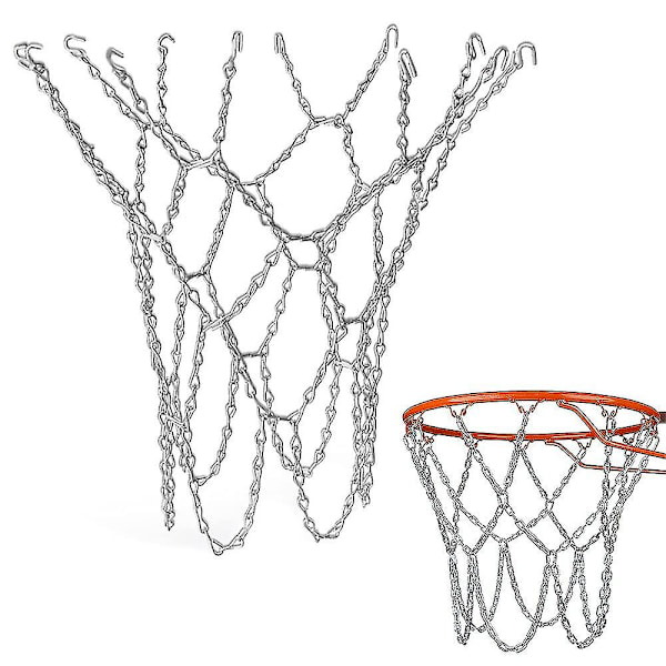 Basketball Net, Outdoor Metal Basketball Net, Iron Chain Basketball Net