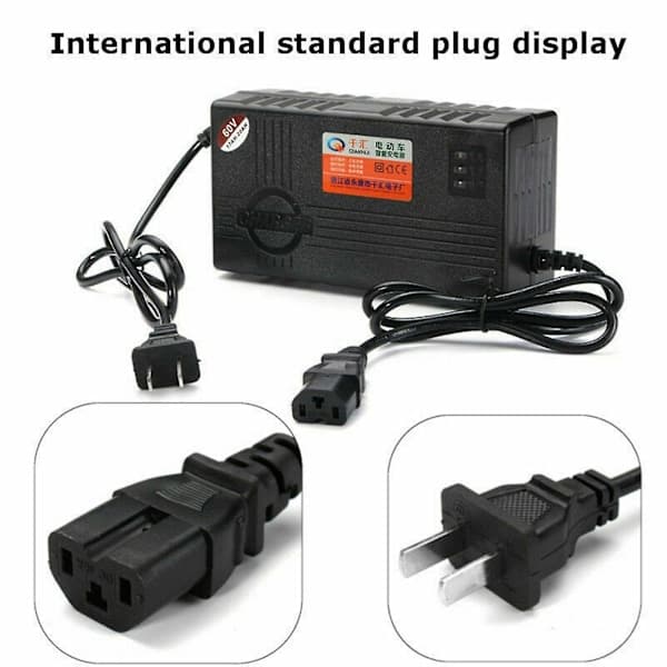 60V 20Ah Batterilader E-sykkel Strømforsyning Batterilader E-sykkel Strømforsyning