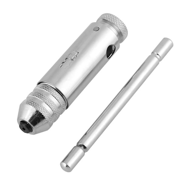 Uusi 3mm-8mm Käännettävä M3-M8 T-kahvainen Rattaallinen Tap-Avaimenpidike Tap- ja Die-sarjalle