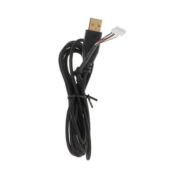 Ersättningskabel för datormus, hållbar guldpläterad nylonflätad USB-kabel för Razer Imperator