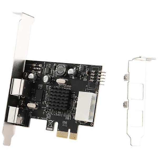 PCI-E Dobbelt Port PS2 Udvidelseskort Eksternt PS2 Enhed Udvidelseskort Driverfri Plug and