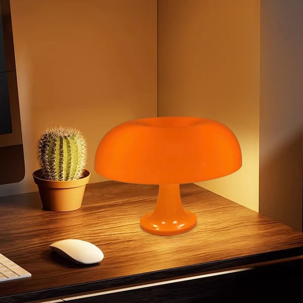 Sopp PC Skrivebordslampe Orange 25cm