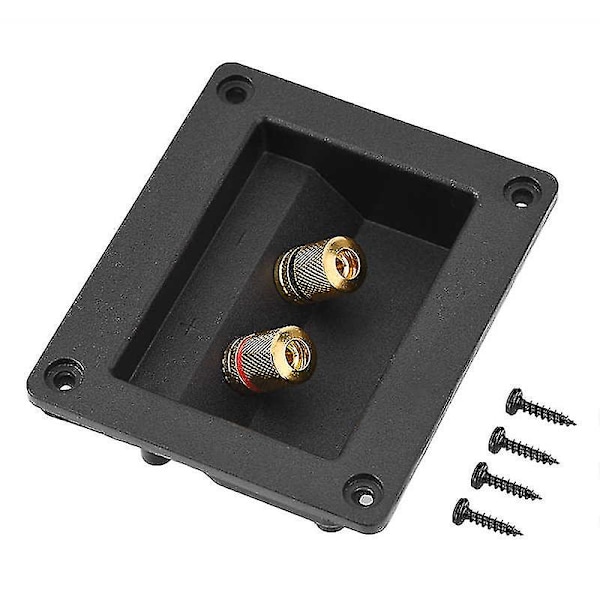 Acoic Komponenter til HiFi Serie 2 Binding Post Terminal Kabel Connector Box S 3,8mm Tyk Basplade