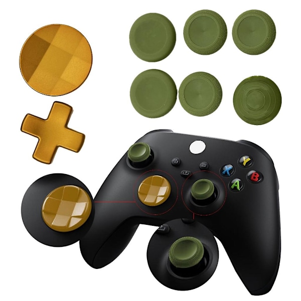 Erstatningsknapper for Xbox One Elite Series 2 Metalliske Paddles