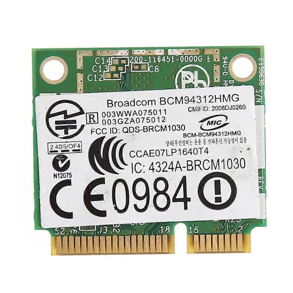 DW1397 Netværkskort Dobbelt Bånd Trådløst Mini PCI-E WIFI Kort Til Dell DW1397 til Broadcom BCM94312HMG2L