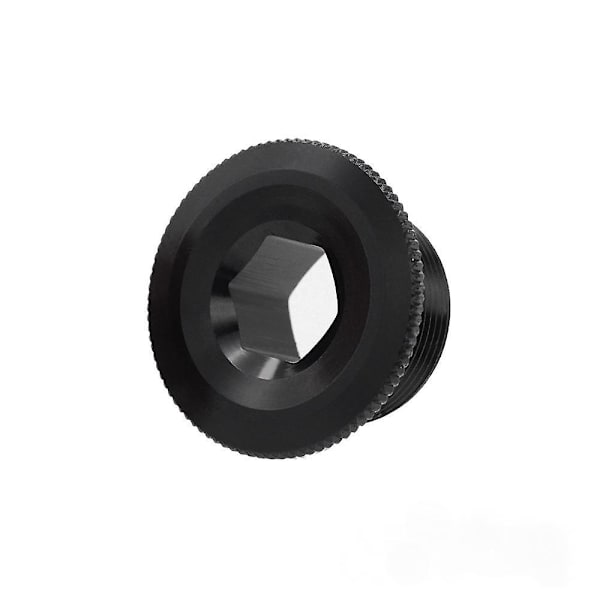 Krankskive i aluminiumlegering for terrengsykkel og landeveissykkel, integrert hul krankbolt IXF-M18 uten standard - svart (4 stk)