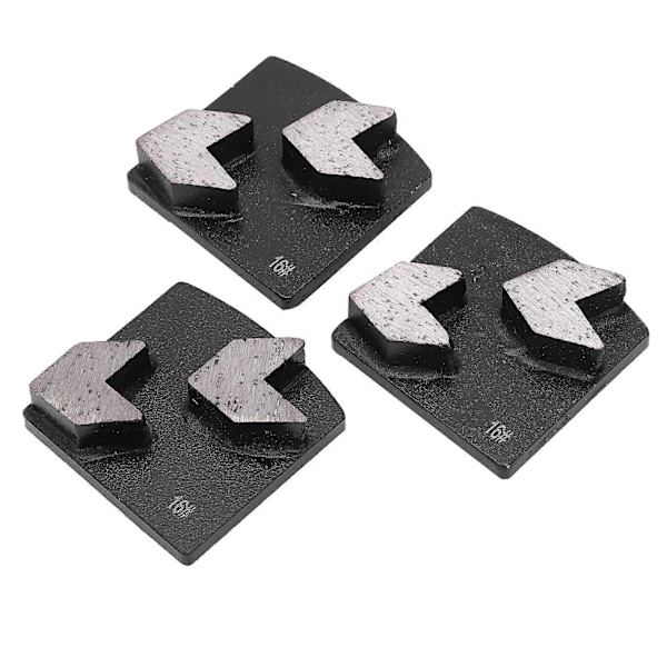 3 stk. Diamant Slibesten Dovetail Pil Tand Sort Poleringspude til Cement Beton