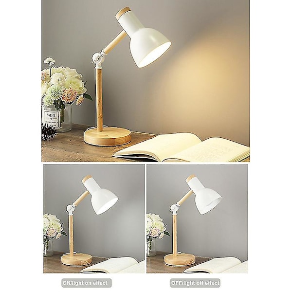 Nordisk Studie Lampe Skrivebordslampe Soverom Sengelampe Kontor Bordlampe Moderne Leselampe