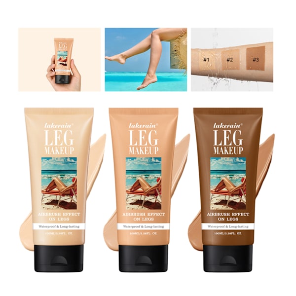 Miracle De Paris Benmakeup, Miracle De Paris Full Coverage Perfector, Vattentät Legs #2