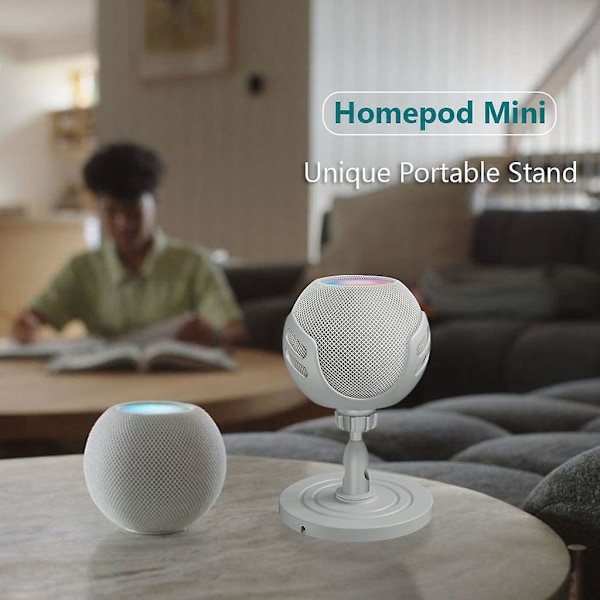 Högtalarstativ för skrivbord för Echo Dot 4:e generationen HomePod Mini Högtalarfäste