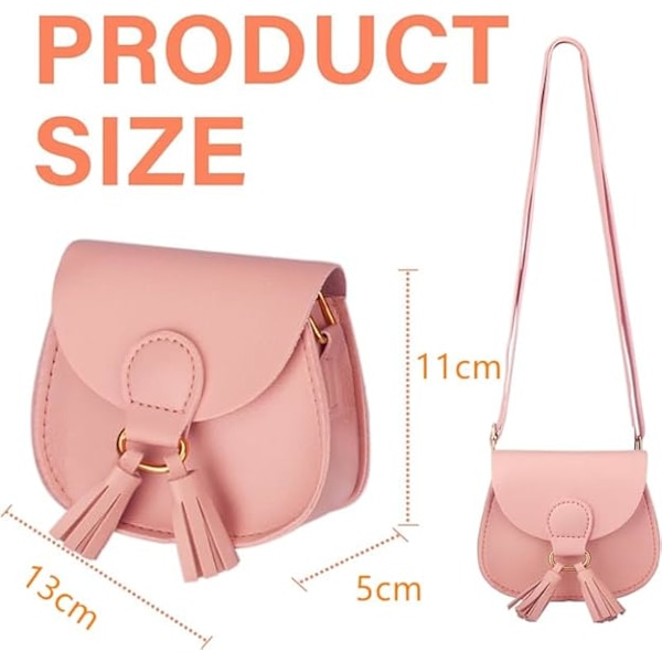 Liten Jente Småbarn Lommebok med Dusk Mini Skulderveske Mini Søt Lommebok Crossbody Veske En Skulder Messenger Veske Gave