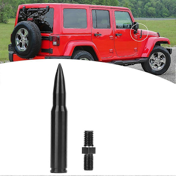 Auton 80 mm:n antennit Jeep Wrangler JK & Unlimited -malleihin 2007-2017