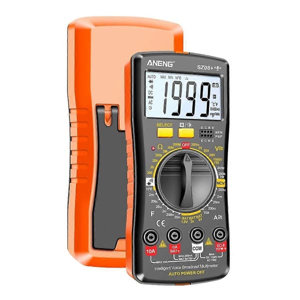 Multimeter LCD-Lomme Digital Multi-Tester Voltmeter Amperemeter Ohmmeter AC-DC