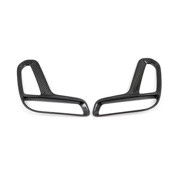 Bilstrim i karbonfiber for frontfanger, nedre grill, tåkelysdeksel for Durango 2011-2020