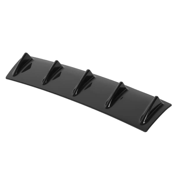 Bagagerumsdiffusor Spoiler Vejrbestandig Blank Sort Universal til Bilmodifikation 5 Finner