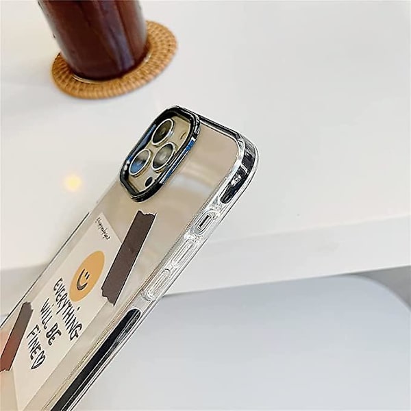 Klar mobildeksel for iPhone 11 Pro Max Søt innebygd støtfangerdeksel støtsikker hud for iPhone 11 Pro Max deksel