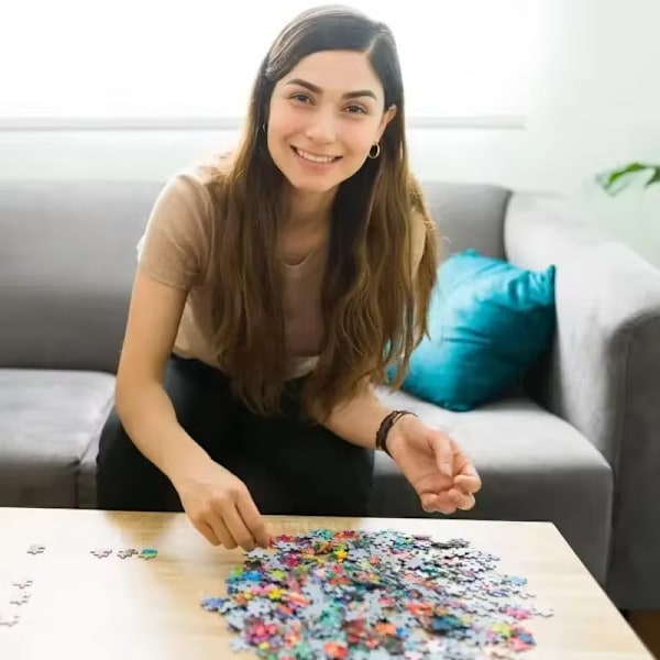 1000-bitars Pussel Rymdresenär Utbildningsspel för Vuxna och Barn Väggdekor Present