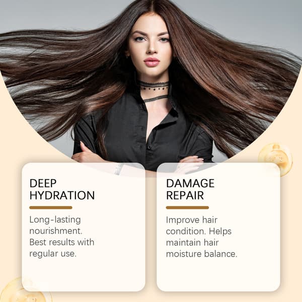 Keratinbalsam, egnet for tørt hår