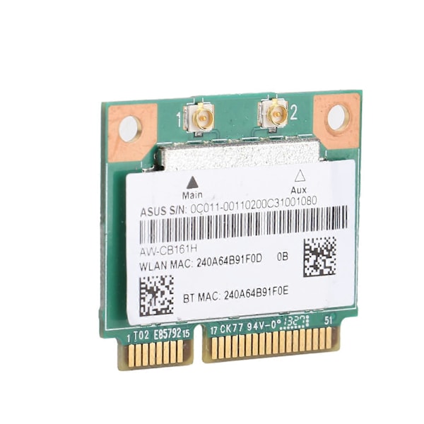 Wifi-moduuli Mini PCIE 2.4/5.0GHz Bluetooth 4.0 AWCB161H 433Mbps 802.11a/B g/n/ac RTL8821AE