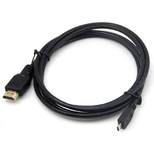 1,5 m Micro Micro HDMI - HDMI-sovitin, standardiversio 1.4, mobiilipuhelimen Micro HDMI - HDMI-sovitinkaapeli