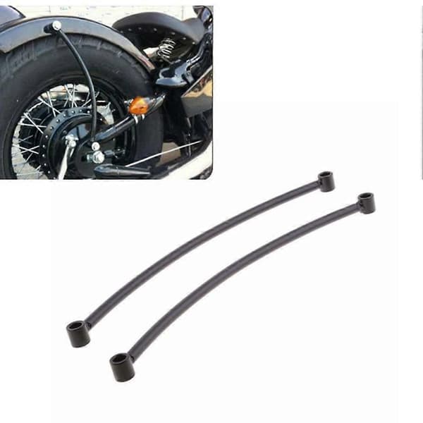 Bakre Fenderstöd för Cruiser Svart Rail Support Bracket Mount Holder Bobber