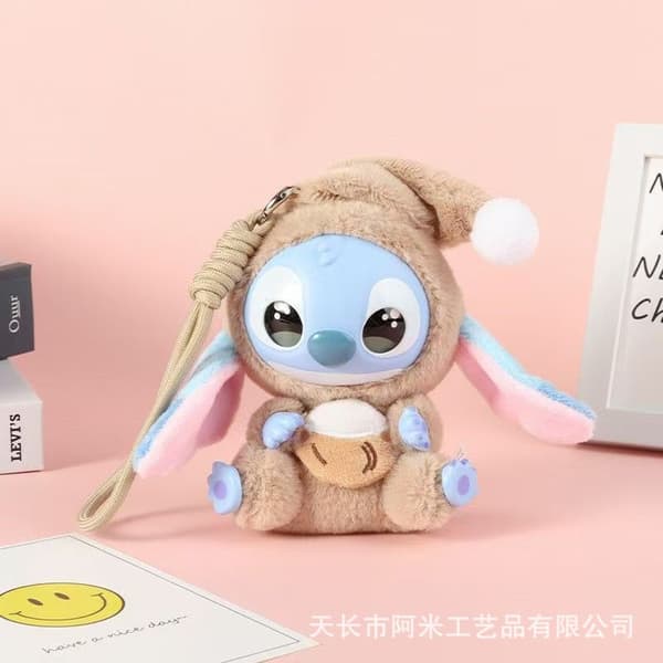 Minisos nye Stitch Bedtime Snack Series Blind Boxes - Kokosnød