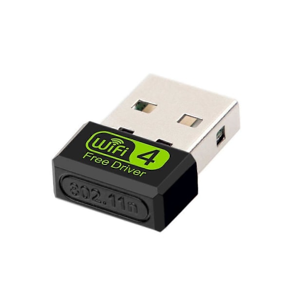 Mini USB WiFi-adapter 150 Mbps, Wi-Fi-adapter för PC, USB Ethernet WiFi-dongel 2,4G nätverkskort antenn