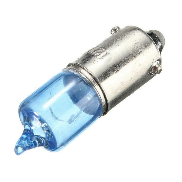 2x H6W BAX9S 6W Hvit Bil Sidemarkør Parklys 12V 5000K