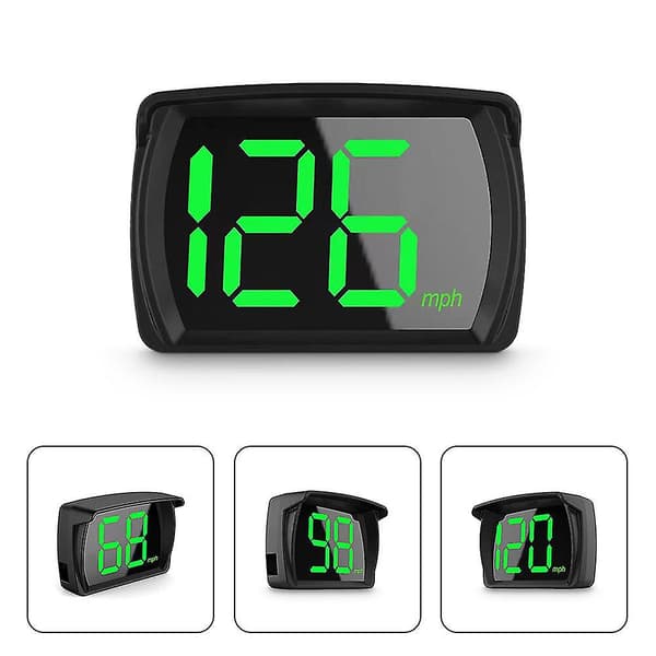 Digital GPS Speedometer til Bil MPH HUD Head Up Display Universal