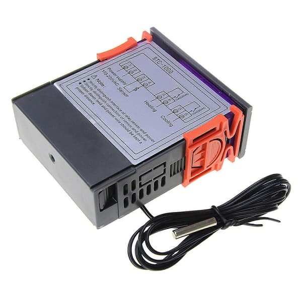 Mikrodatorkontrollerad Termostat Programmerbar Digital Display Mikrodatorkontrollerad Temperaturregulator Switch 110?220VAC