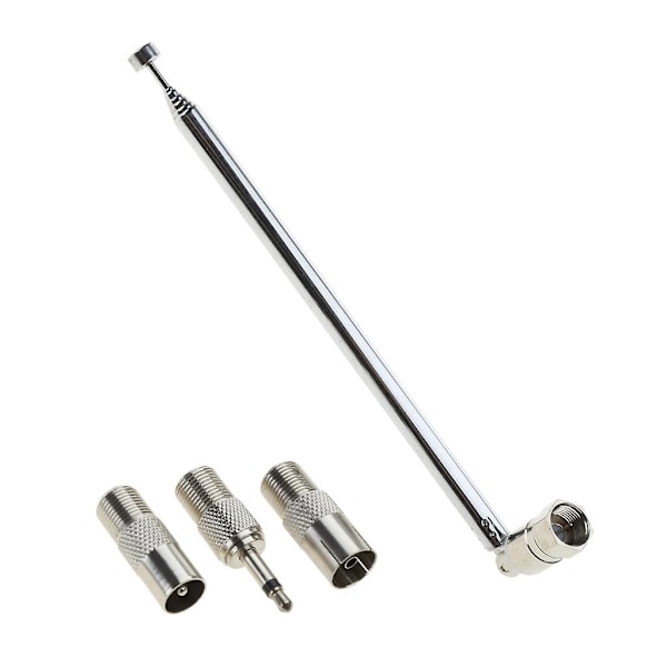 FM Radio Antenne Teleskopisk FM Antenne Udskiftning F-Type Hun Stikkontakt