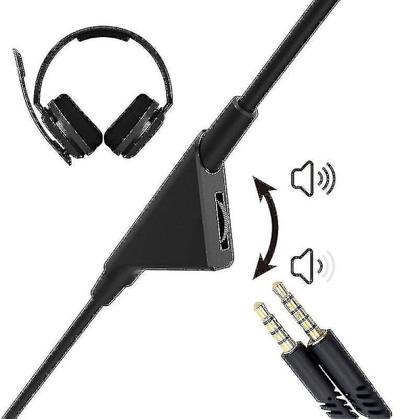 Erstatningskabel for Astro A10 A40 A30 G233 Gaming Headset