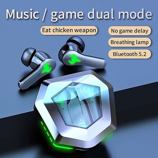 N35 Tws Støjreducerende Touch Ørepropper Gaming Headset Øretelefon 9d Trådløse Bluetooth Hovedtelefoner Med Mikrofon