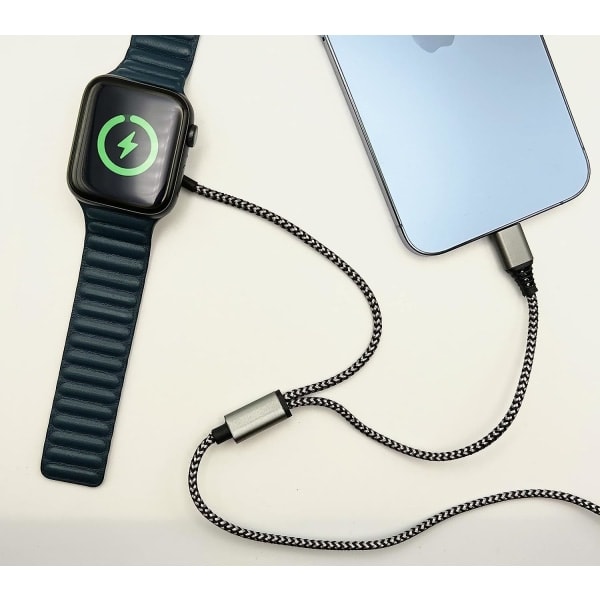 Lader for Apple Watch iWatch Series 7/6/SE/5/4/3/2/1 (2 i 1)