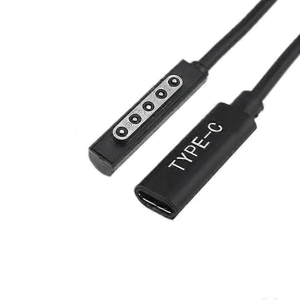 Typ C PD Laddningskabel USB C Hona Strömförsörjning Laddare Adapter Konverterare för Microsof Surface P