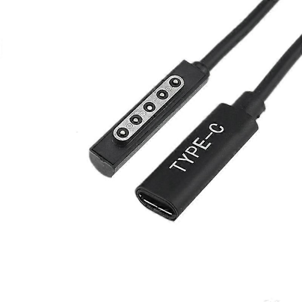 Type C PD Opladningskabel USB C Hun Power Supply Charger Adapter Konverter til Microsof Surface P