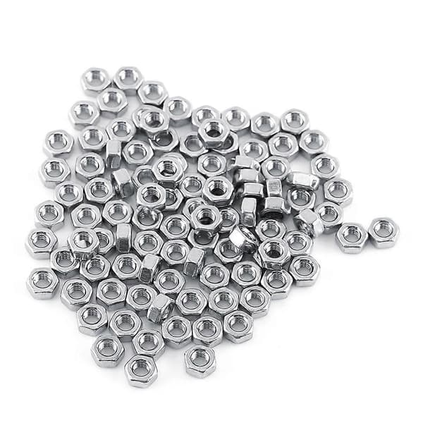 M3 A2 Rustfrie Stål Hex Socket Skruer Bolt Med Hex Muttere Sortiment Festesaker (Kuppelhode)