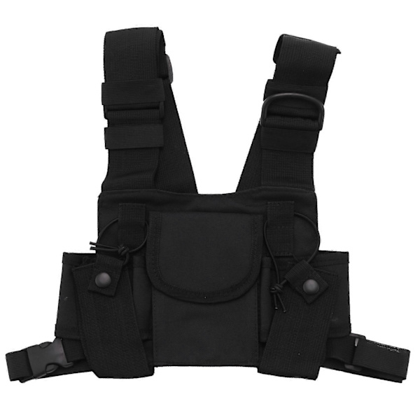 Radiolomme, Brystsele, Brystfrontpakke, Lomme, Holster, Vest, Rigg, Bæreveske for 2-veis Radio