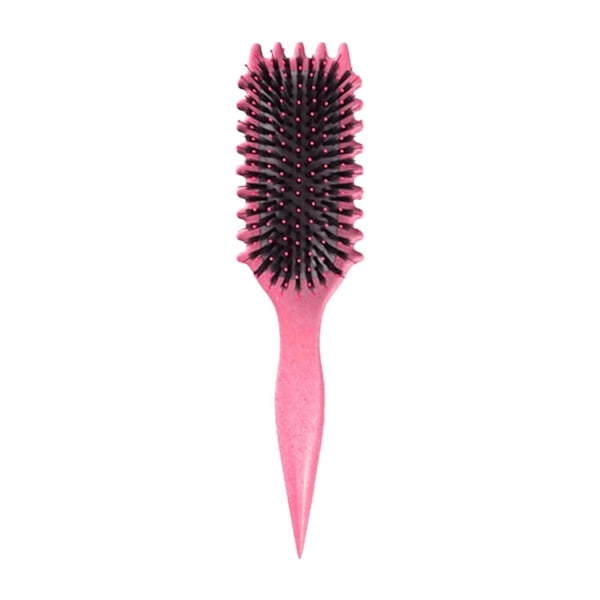 Curly Hair Brush - Boar Bristle Hair Brush Styling Brush for Detangling, Shaping and Defining Curls Hair Brush, Leave Hair Shiny And Smooth