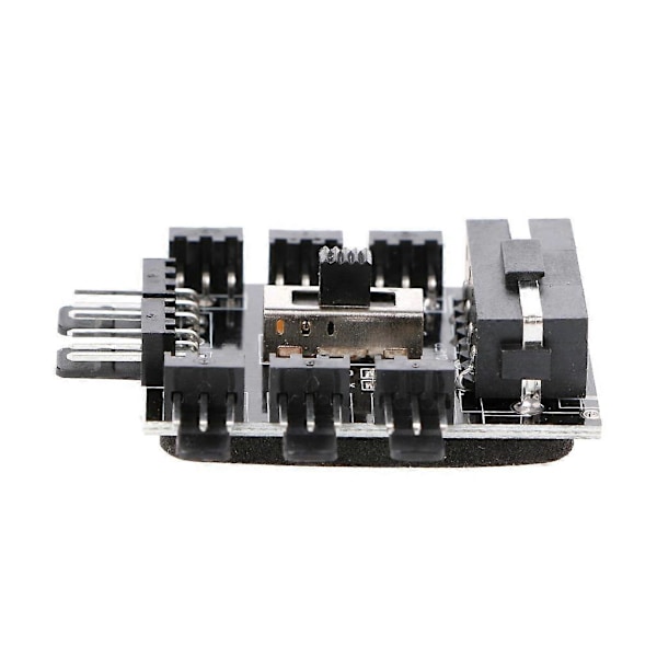 IDE Molex 1 til 8 Splitter 3-polet 12V Strøm Computer Fan Sokkel Hub PCB Adapter
