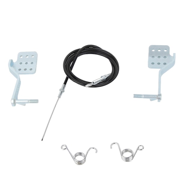 1 par Go Kart Pedaler Kit Broms Gaspedaler med 71 tum Gasvajer för 196cc 6,5 hk Road Rocket Azusa Fun Kart