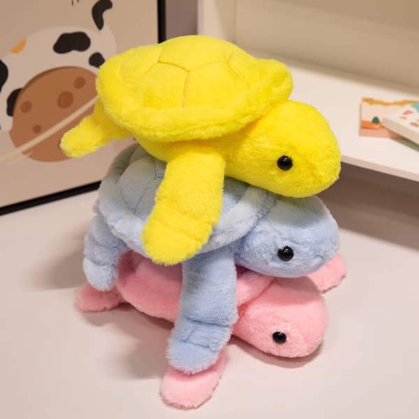 Söpö värikäs kilpikonna pehmolelu Blue 35cm
